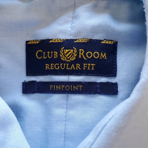 Men's Short Sleeve Collared Shirt Small Light Blue - Picture 4 of 5